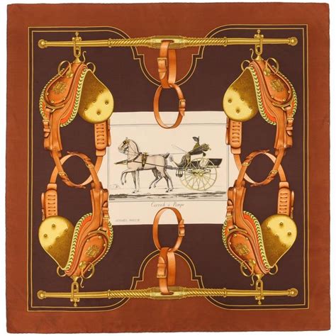 hermes scarf ledoux brown white horses|philippe ledoux scarves.